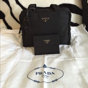 Prada purse & wallet set